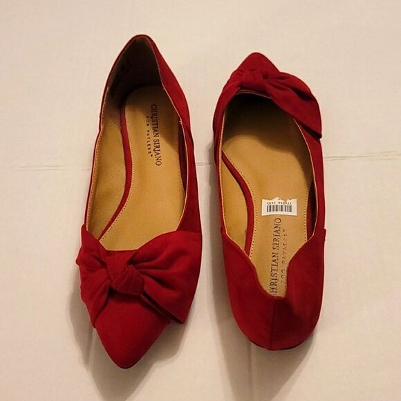 BRAND NEW CHRISTIAN SIRIANO POINTED TOE BOWNOT SLIP-ON BALLET FLAT - Picture 7 of 14